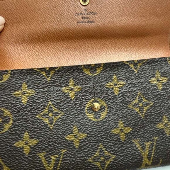 Louis Vuitton Monogram Wallet Flap Coated Canvas Excellent Condition - Picture 4 of 7